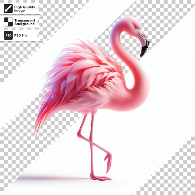 un par de flamencos con un corazón en el cuello
