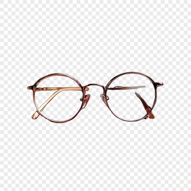 un par de gafas con un marco marrón y un marco marró