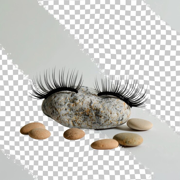 PSD un par de ojos con fondo blanco con fondo blanco