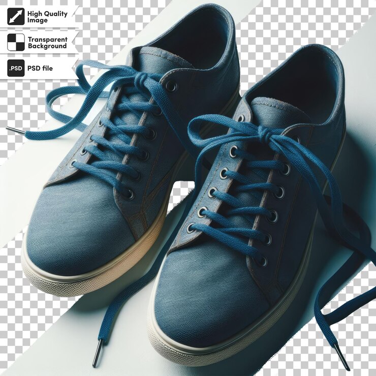 PSD par de zapatos psd para hombres sobre un fondo transparente