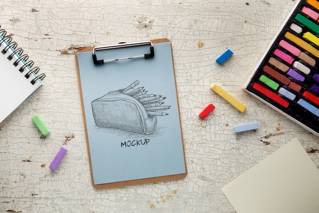 Para ver sobre o mokcup da oficina de arte