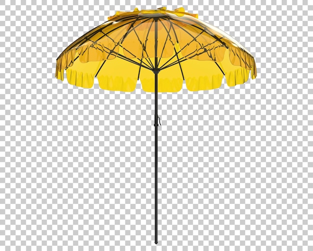 PSD parapluie sur fond transparent illustration de rendu 3d