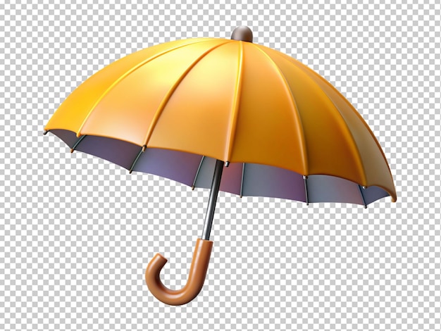 PSD un parapluie jaune