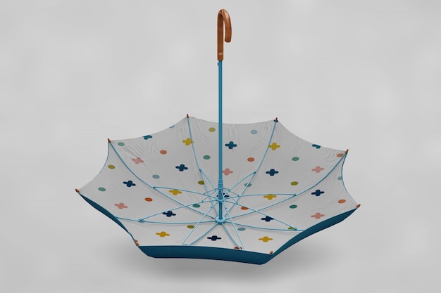 Le Parapluie Multicolore Se Moque