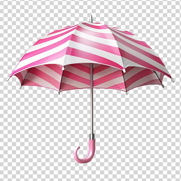 PSD parapluie rose isolé sur un fond transparent