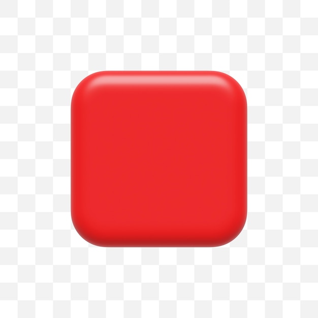 Parar Ícone 3D