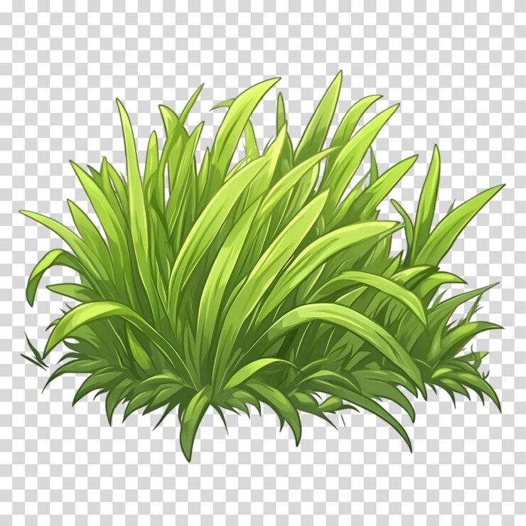 PSD parche de hierba verde
