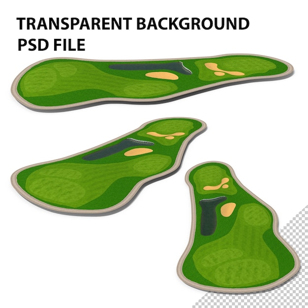 PSD parcours de golf png