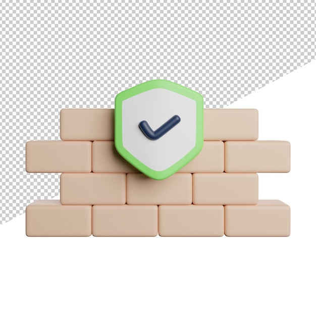 Una pared de ladrillos con una marca verde.