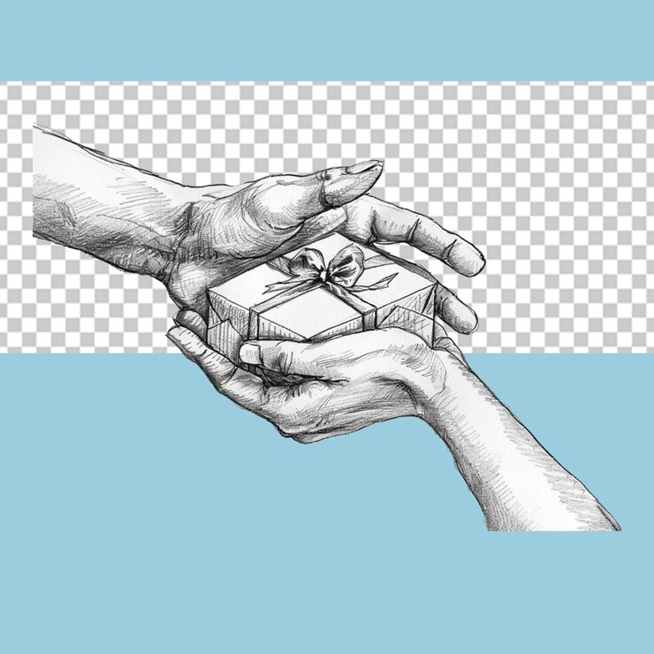 PSD parede da bondade dia de caridade png ilustração