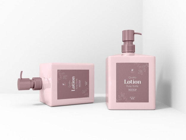 Parfüm Duft Sprühflasche Branding Mockup