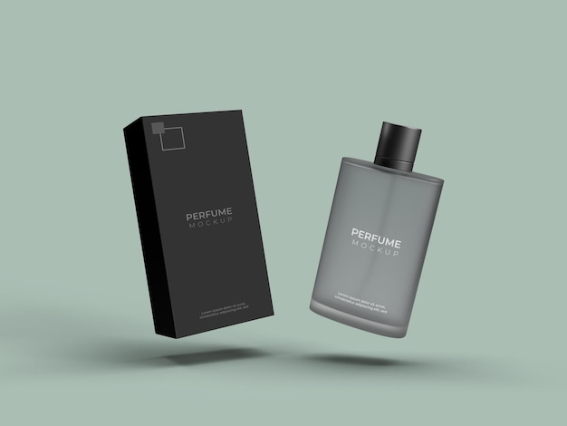 Parfümflasche mit dem Kartonverpackungsmodell