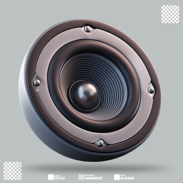 Parleur d'illustration 3D 2