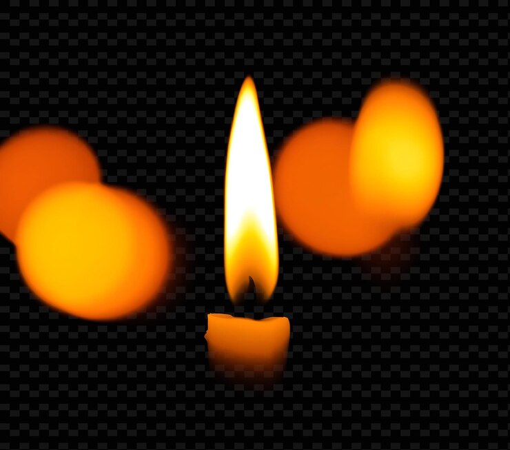 PSD el parpadeo de la luz de las velas se mezcla suavemente con el amarillo cálido y el suave ora png texturas de luz chisporroteantes