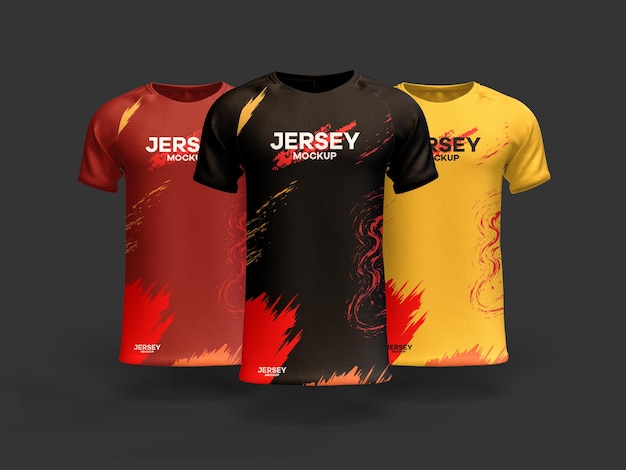 parte anteriore della maglia in jersey 3 colori modifica completa facile modifica