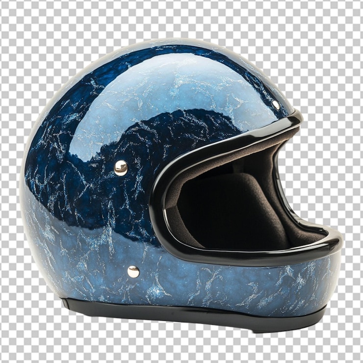 PSD la parte superior del casco psd 3d en un fondo aislado y transparente