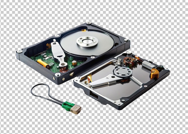 partes de un disco duro pertenecientes al hardware de la computadora