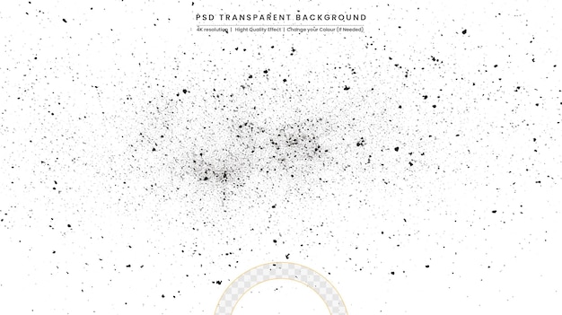 Des Particules D'étoiles De Poussière Et Des Taches D'éclaboussure.