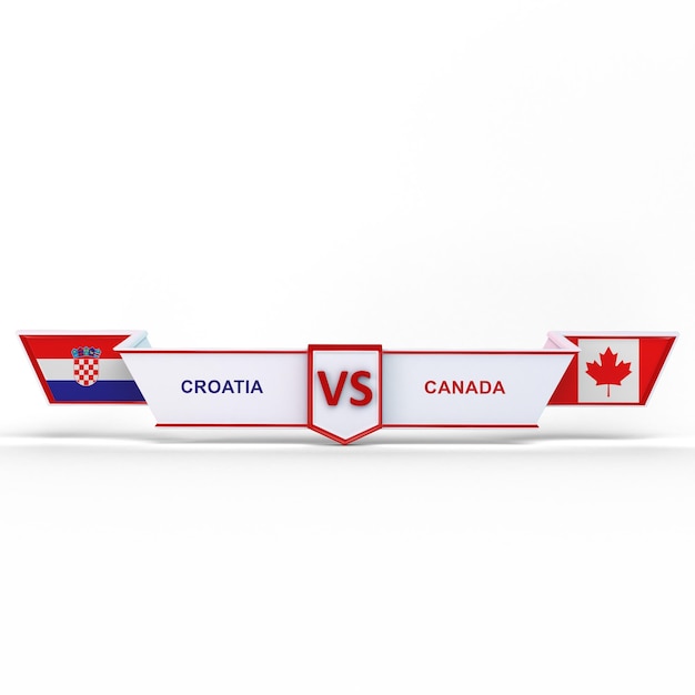 Partido de la Copa Mundial de Canadá VS Croacia