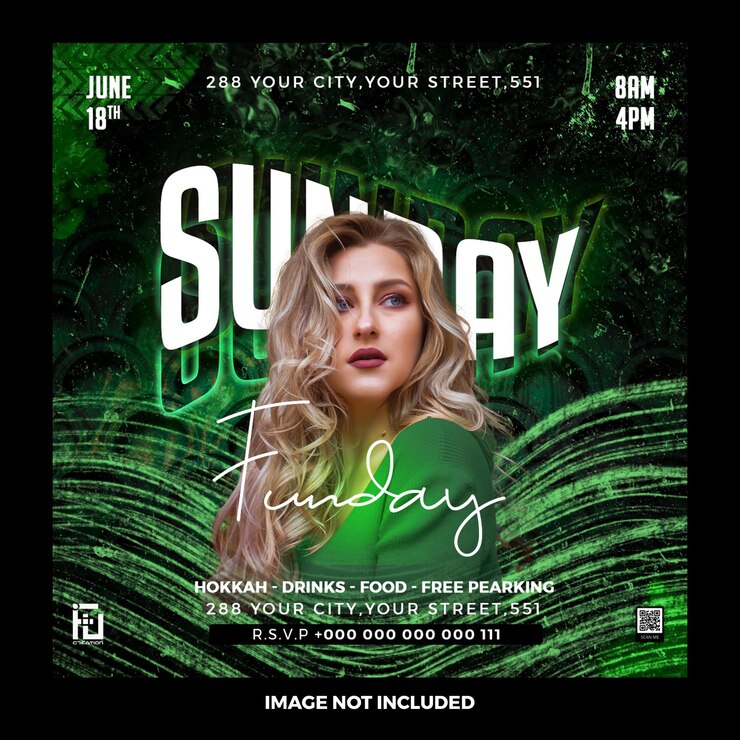 PSD party flyer