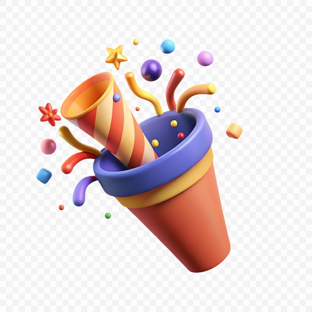 Party-Popper-Feiern