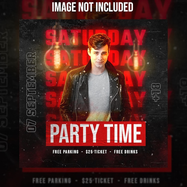 Partytime-flyer