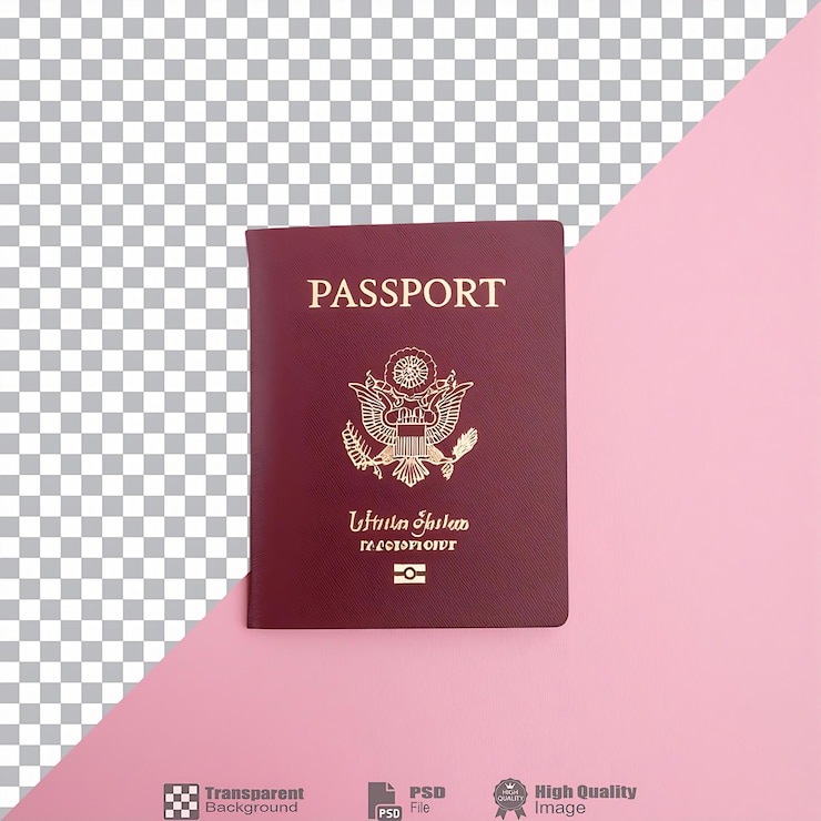 PSD pasaporte aislado