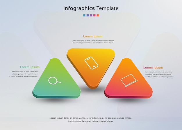 PSD pasos de la infografía empresarial