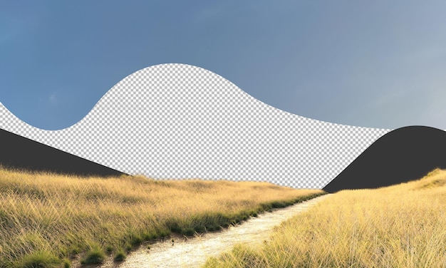 passaggio pedonale attraverso il campo di vetro