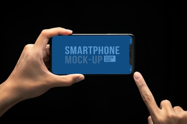 Passi la tenuta del modello moderno del modello dello schermo commovente e dello smartphone per la vostra progettazione