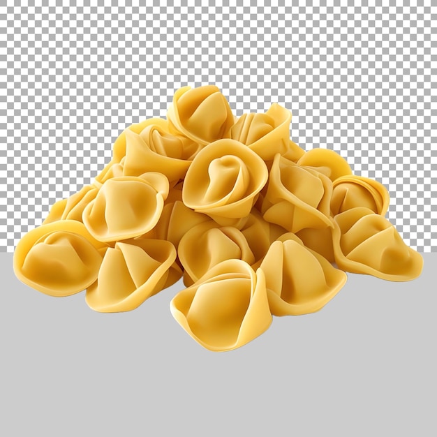 PSD pasta casera en fondo transparente generada por ai