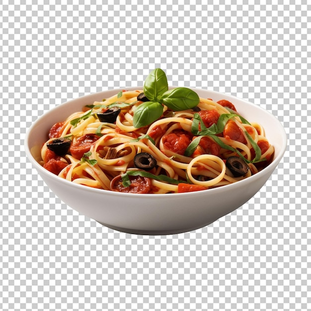 PSD pasta de comida italiana en un bol