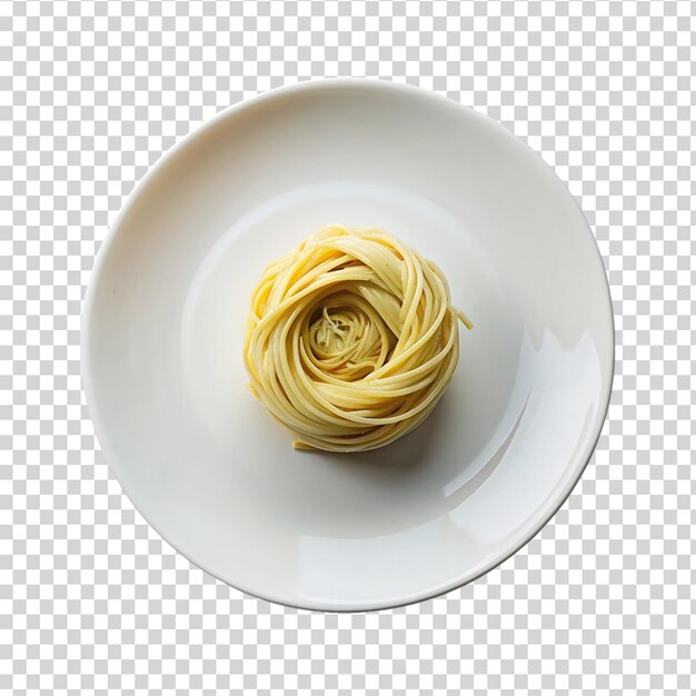 PSD pasta de tagliatelle isolada sobre um fundo transparente