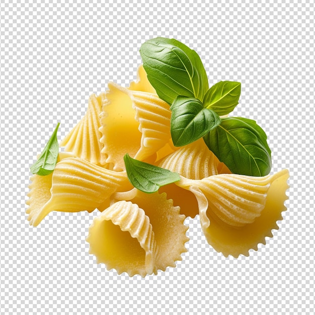 Pasta isolada em branco