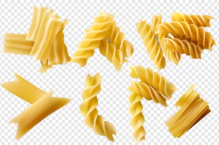 PSD pasta isolata su sfondo trasparente