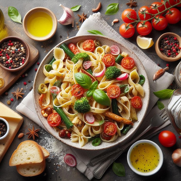 PSD pasta italiana generada por