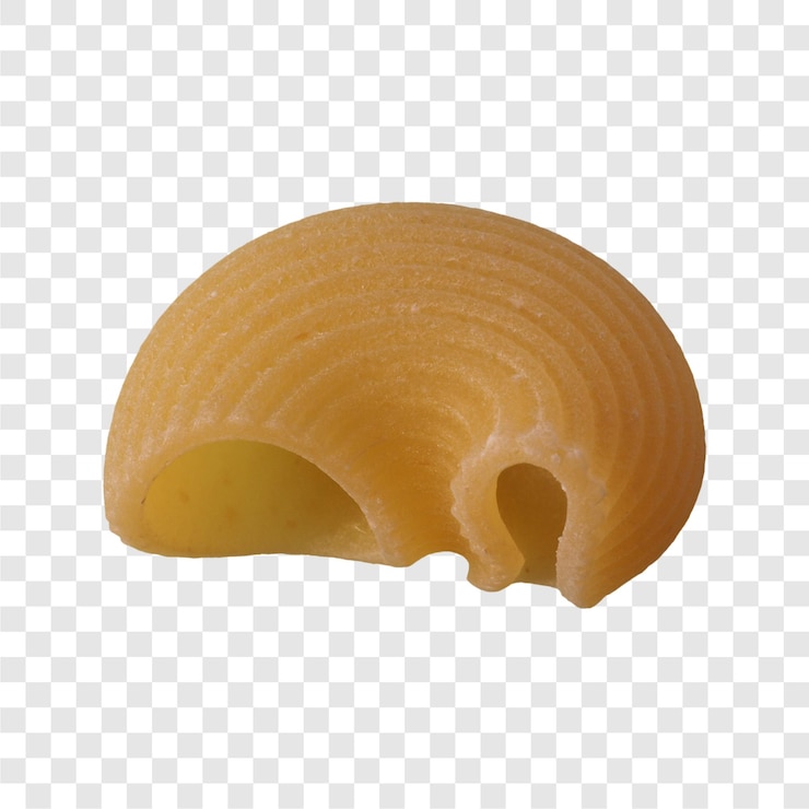 PSD pasta italiana transparente con caracoles lumache