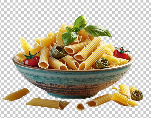 PSD pasta italienne 3d dans un bol