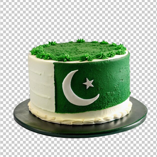 PSD pastel de la bandera de la independencia de pakistán con fondo transparente