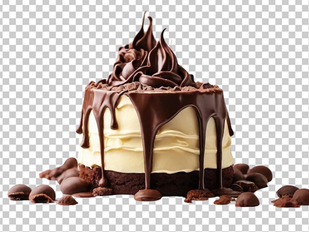 PSD pastel de chocolate en 3d