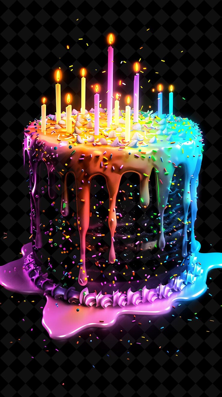 PSD pastel cubierto con salpicaduras iluminadas formado con color de neón spr fragmentado comida bebida colección y2k