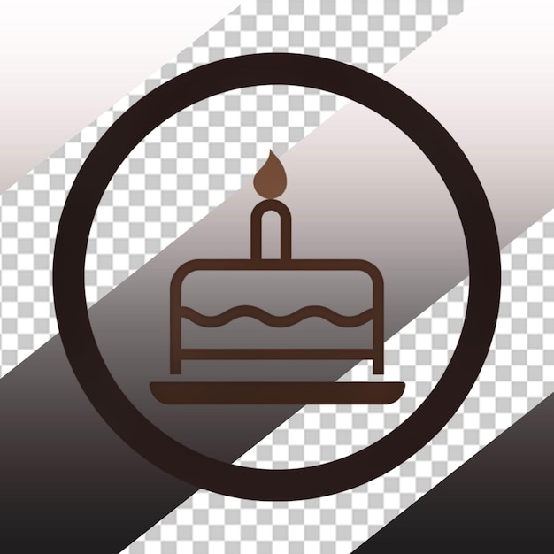 PSD pastel de cumpleaños png