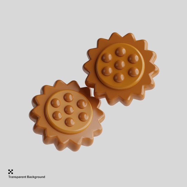 pastel de flores 3d yakgwa comida tradicional coreana