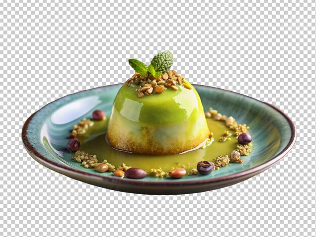 PSD pastel de pistacho al horno