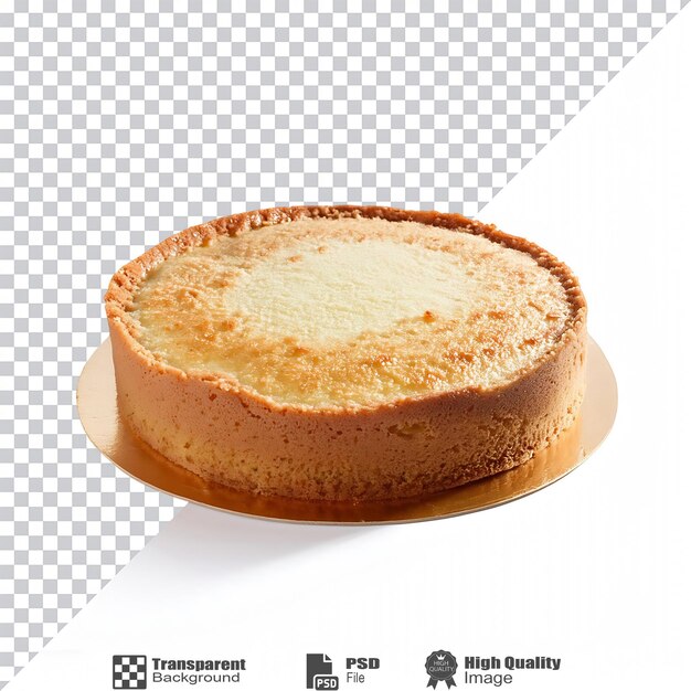Pastel de queso clásico con bordes quebradizos