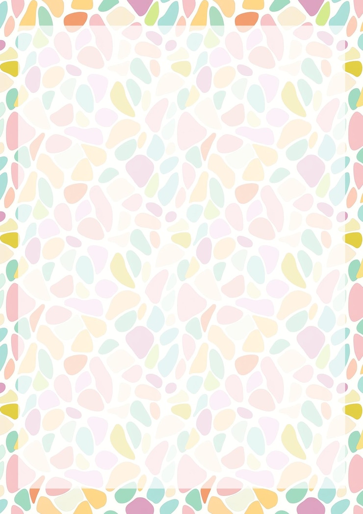 PSD pastel shapes background