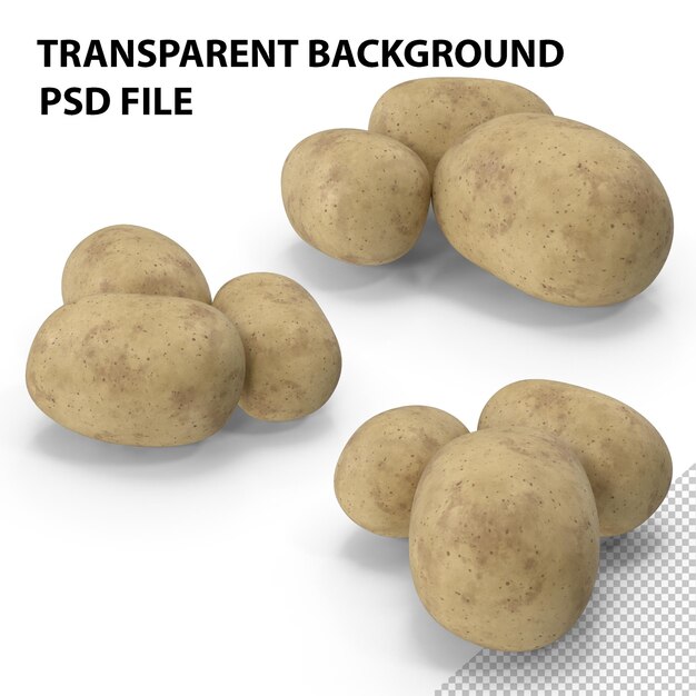 PSD patatas y patatas secas