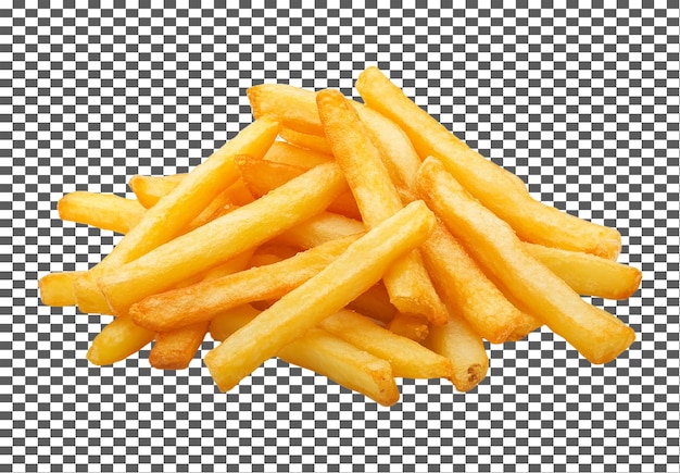 Patatine fritte isolate sfondo trasparente