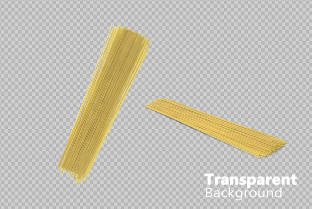 PSD pâtes à base de spaghettis sur fond transparent