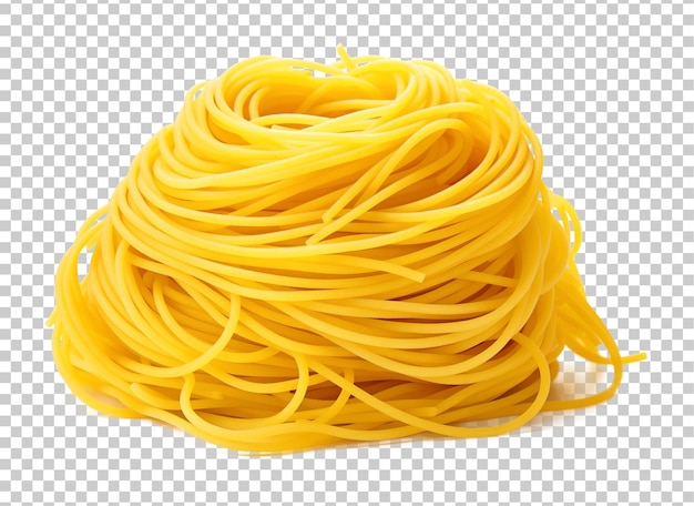 Des Pâtes De Spaghettis Isolées Sur Un Fond Transparent